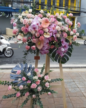 Kệ Hoa Tươi Khai Trương - Hoa Tươi Đẹp LV-8888