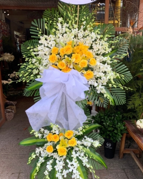 Hoa Tươi Chia Buồn - Kệ Hoa Tươi LV939