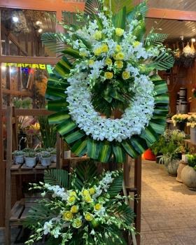 Hoa Tươi Chia Buồn - Kệ Hoa Tươi LV1220