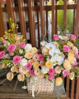 Giỏ Hoa Tươi Chúc Mừng Sinh Nhật LV-6612