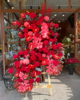 Kệ Hoa Tươi Chúc Mừng LV - S088