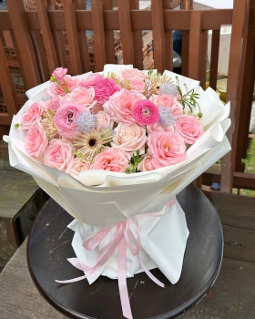 Bó Hoa Tươi Chúc Mừng - Hoa Hồng Tươi TN320