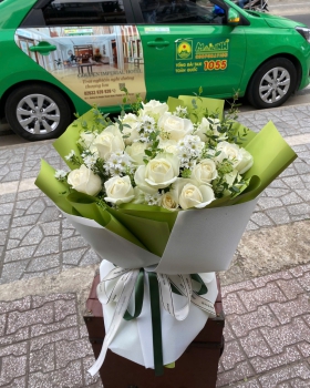 Bó Hoa Tươi Chúc Mừng - Hoa Hồng Tươi TN122