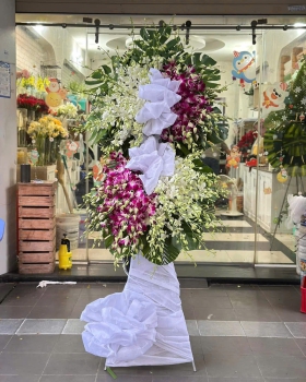 Hoa Tươi Chia Buồn - Kệ Hoa Tươi LV1620