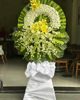 Hoa Tươi Chia Buồn - Kệ Hoa Tươi LV129