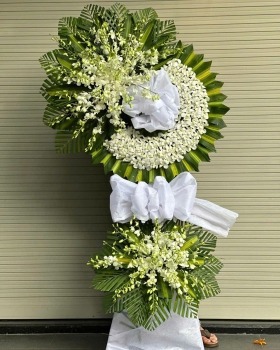 Hoa Tươi Chia Buồn - Kệ Hoa Tươi LV127