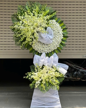 Hoa Tươi Chia Buồn - Kệ Hoa Tươi LV100