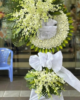 Hoa Tươi Chia Buồn - Kệ Hoa Tươi LV80