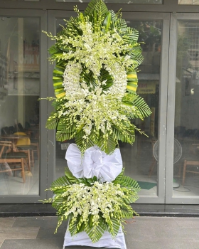 Hoa Tươi Chia Buồn - Kệ Hoa Tươi LV890