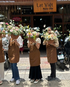 Thành Phẩm Giỏ Hoa Tươi