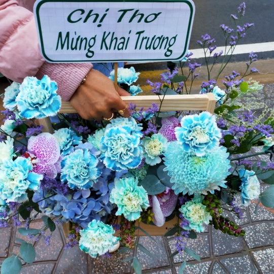 Giỏ Hoa Tươi Mừng Khai Trương LV-102