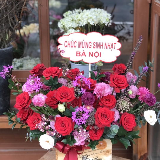 Giỏ Hoa Tươi Mừng Sinh Nhật LV-322