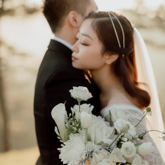 Hoa cưới ngoại cảnh - Hoa tươi LV 6321