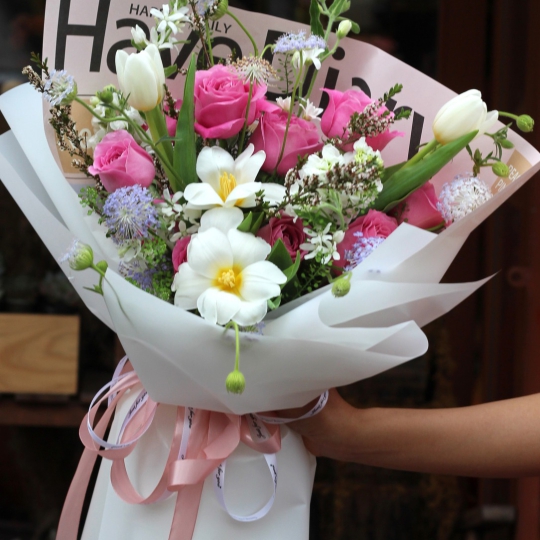 Bó Hoa Tươi Chúc Mừng Sinh Nhật - LV-0112