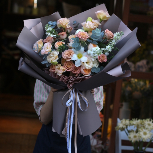 Bó Hoa Chúc Mừng - Bó Hoa Tươi LV-5678
