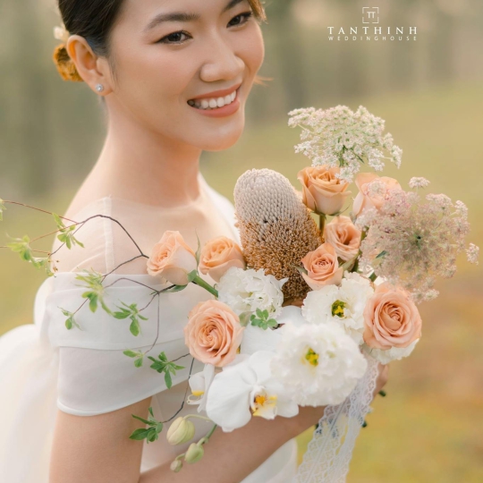 Hoa Cưới Chụp Ngoại Cảnh - Hoa Tươi LV1020