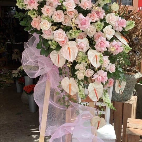 Kệ Hoa Khai Trương, Kệ Hoa Chúc Mừng - Kệ Hoa Tươi LV-0134