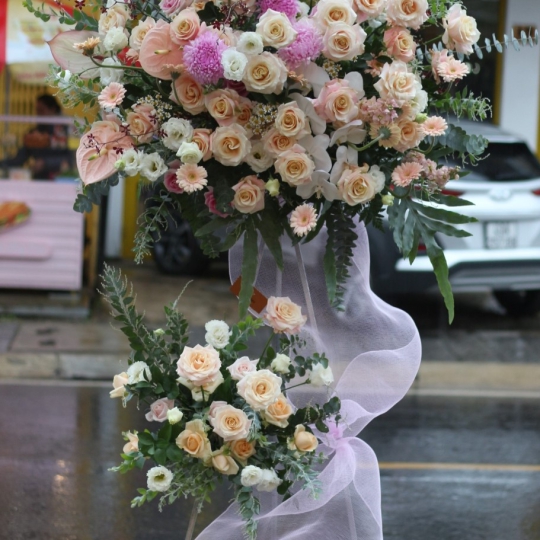 Kệ Hoa Khai Trương, Kệ Hoa Chúc Mừng - Kệ Hoa Tươi LV-0131