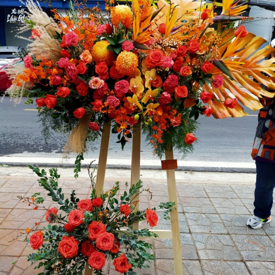 Kệ Hoa Khai Trương, Kệ Hoa Chúc Mừng - Kệ Hoa Tươi LV-0124