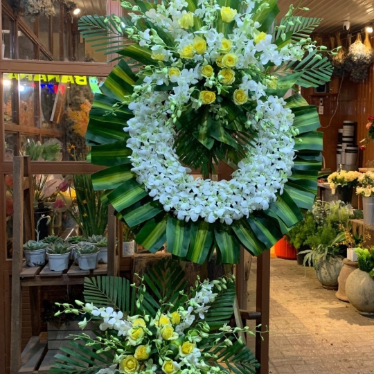 Hoa Tươi Chia Buồn - Kệ Hoa Tươi LV1220