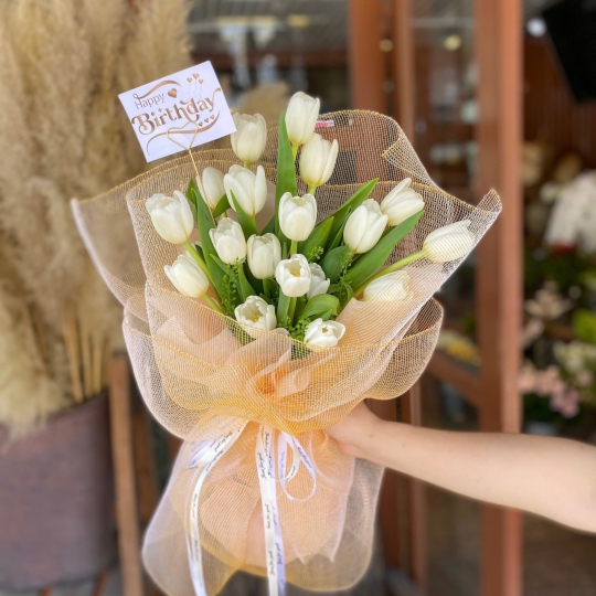 Bó Hoa Tươi Chúc Mừng - Hoa Tulip TN023