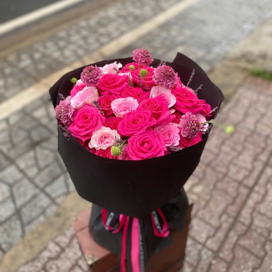 Bó Hoa Tươi Chúc Mừng - Hoa Hồng Tươi TN421