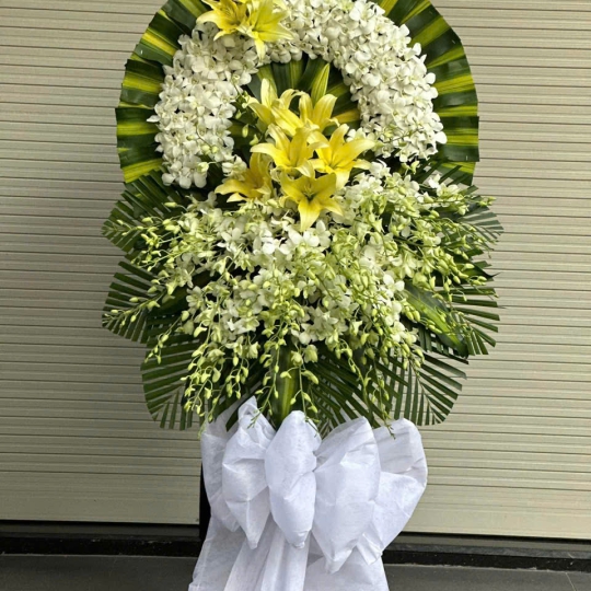 Hoa Tươi Chia Buồn - Kệ Hoa Tươi LV197