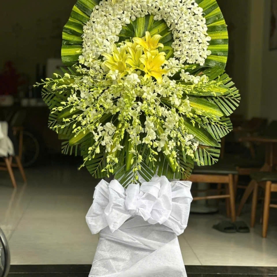 Hoa Tươi Chia Buồn - Kệ Hoa Tươi LV129