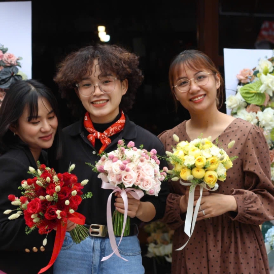 Thành Phẩm Lớp Học Bó Hoa Cưới